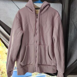 Yeokou Women's Pink Hoodie Jacket